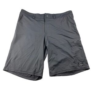 NRS Cargo Shorts Men 38 Gray Guide Wear Nylon Zip Pocket Gorpcore Outdoor Summer